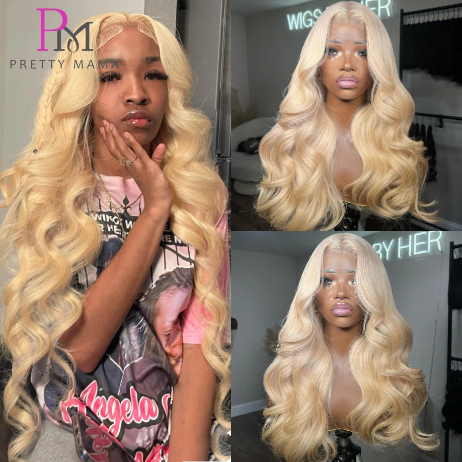 13x6 Red Wigs Lace Front Human Hair Wigs Brazilian Body Wave 613 Blonde Lace Frontal Wig 30 32 34 Inch Lace Front Wig Human Hair