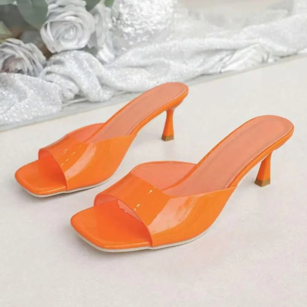 Fashion Fish Mouth Slippers Summer Comfort Dress Shoes High Heels