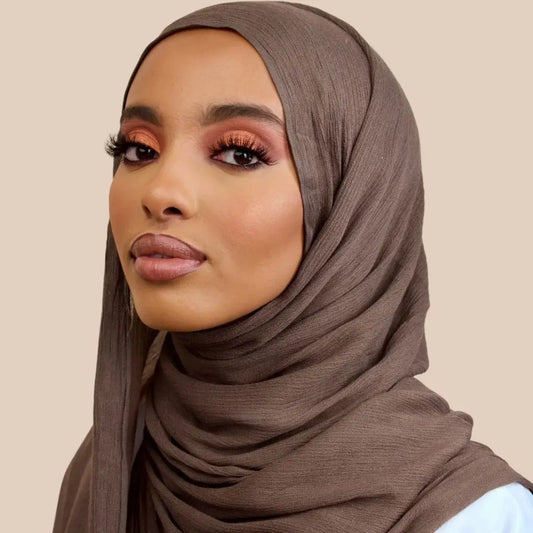 Shawls Solid Headscarf Wraps Big Size Plain Islam - Lena & Miles Exquisite Boutique LLC.
