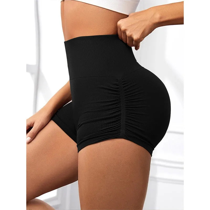 Women Shorts High Elastic Yoga Shorts High Waist Summer Gym Leggings