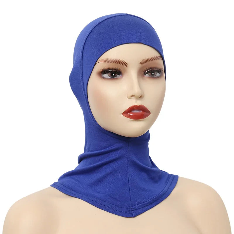 Turban Caps for Women Muslim Underscarf Modal Hijab Inner Caps Stretchy Full Cover Shawl Cap Full Neck Coverage - Lena & Miles Exquisite Boutique LLC.
