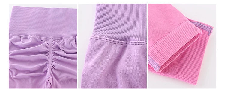 Leggings Gradient Yoga Fitness Leggings High Waist Push Up Butt Elastic Pants