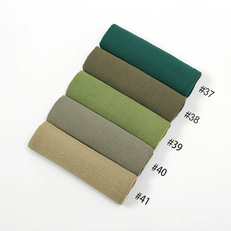 Shawls Solid Headscarf Wraps Big Size Plain Islam - Lena & Miles Exquisite Boutique LLC.