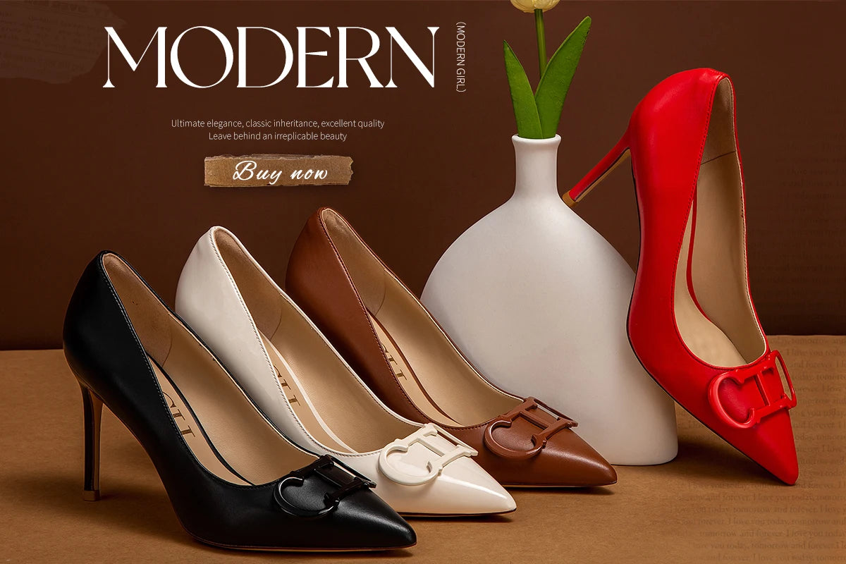 Women's High Heels Sharp tip Destiny Closed Toe