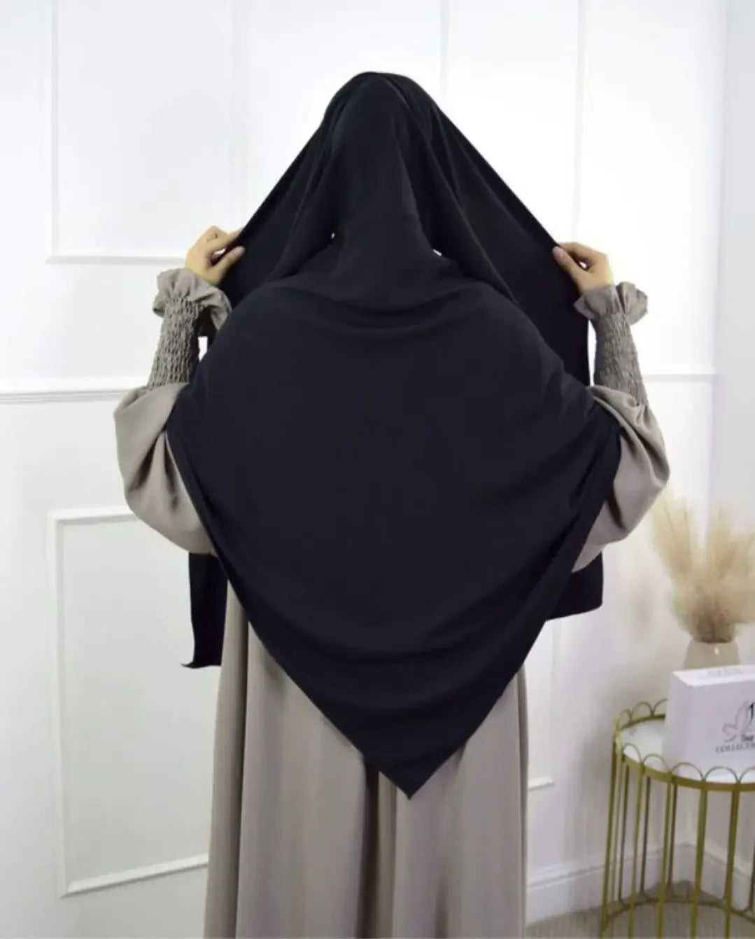 Anti Slip Muslim Hijab Set Jersey Khimar Abaya - Lena & Miles Exquisite Boutique LLC.