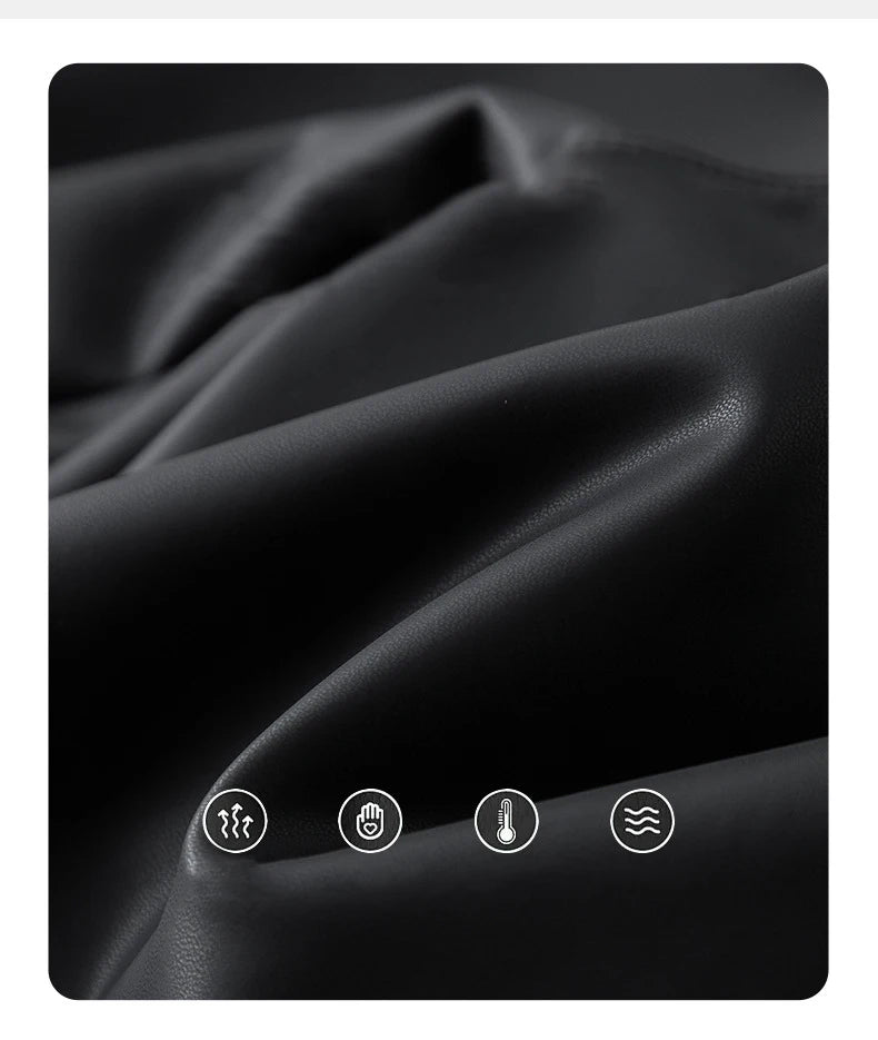 BIVIGAOS 2025 Fall Winter Baby PU Leather Leggings High Waist Elastic Slim Tight Sexy Leather Pants Thin Fleece Warm leggings