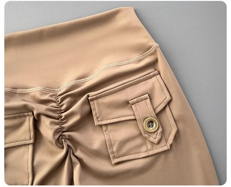 Micro horn yoga pants