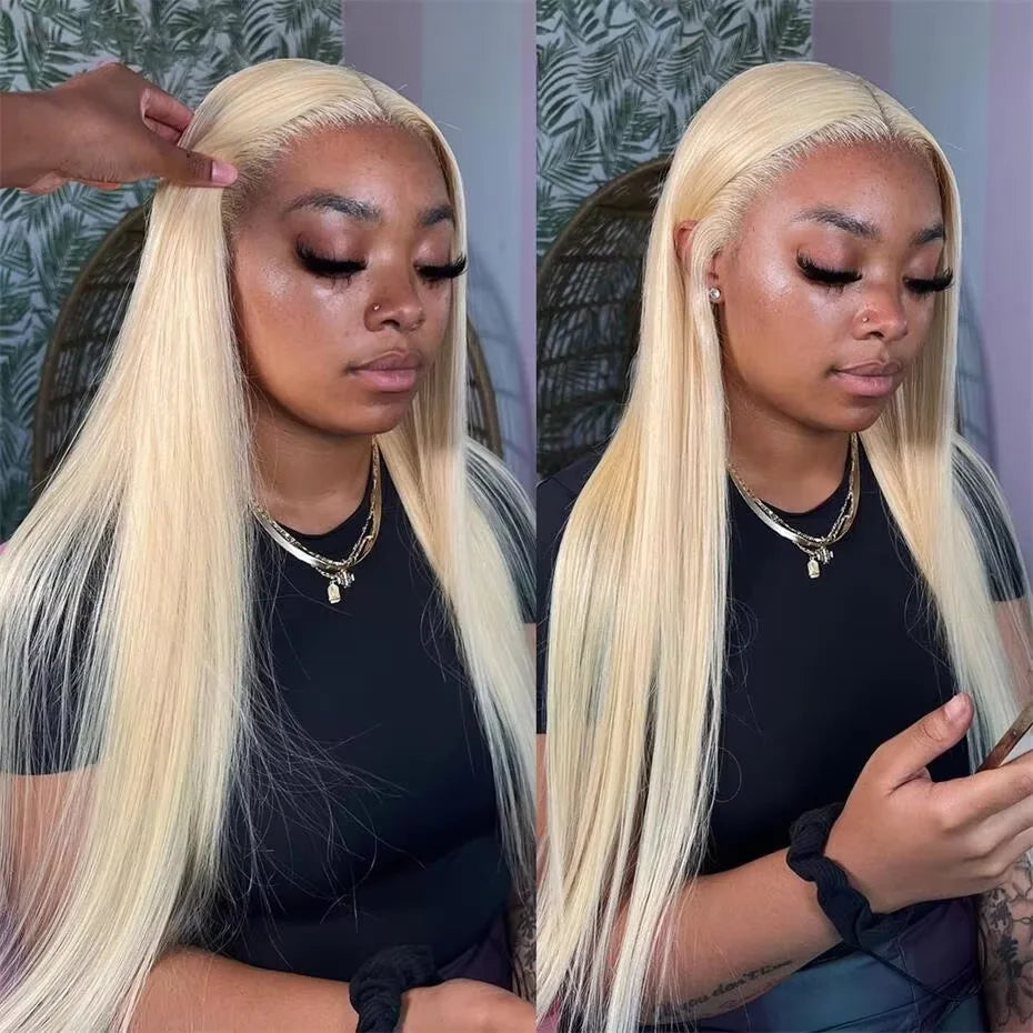 13x6 Teal Ocean Blue Lace Front Wig Human Hair Body Wave 613 Blonde Lace Frontal Wig Preplucked Mint Green Color Human Hair Wigs