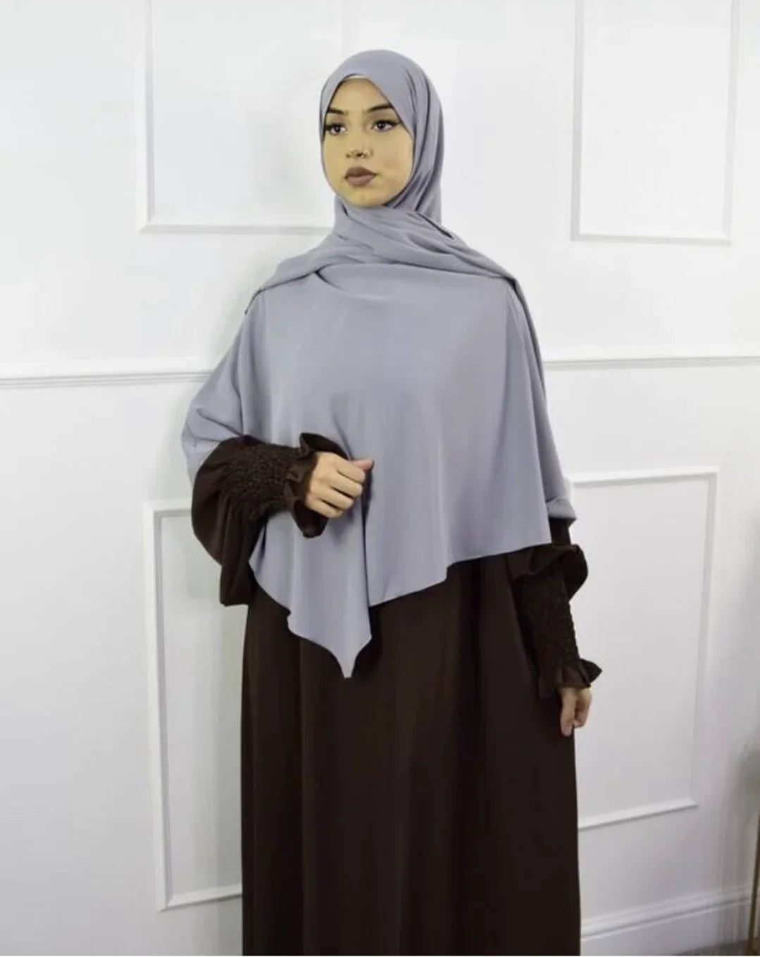 Anti Slip Muslim Hijab Set Jersey Khimar Abaya - Lena & Miles Exquisite Boutique LLC.