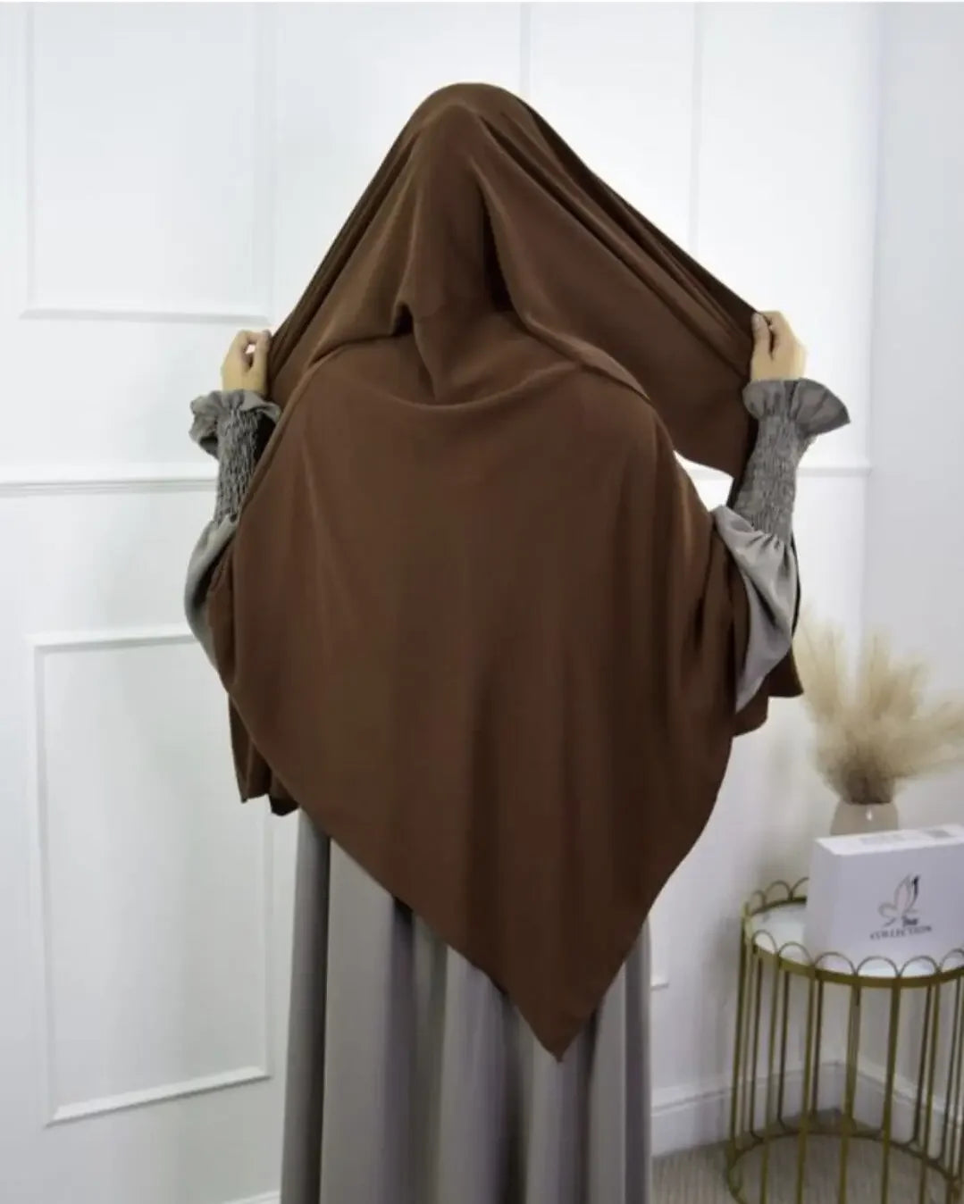 Anti Slip Muslim Hijab Set Jersey Khimar Abaya - Lena & Miles Exquisite Boutique LLC.