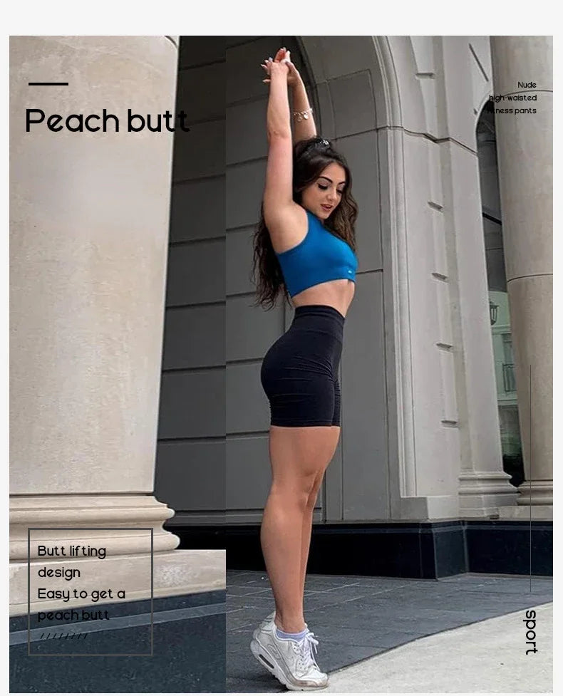 Women Yoga Tights Gym Workout Three Point Pants