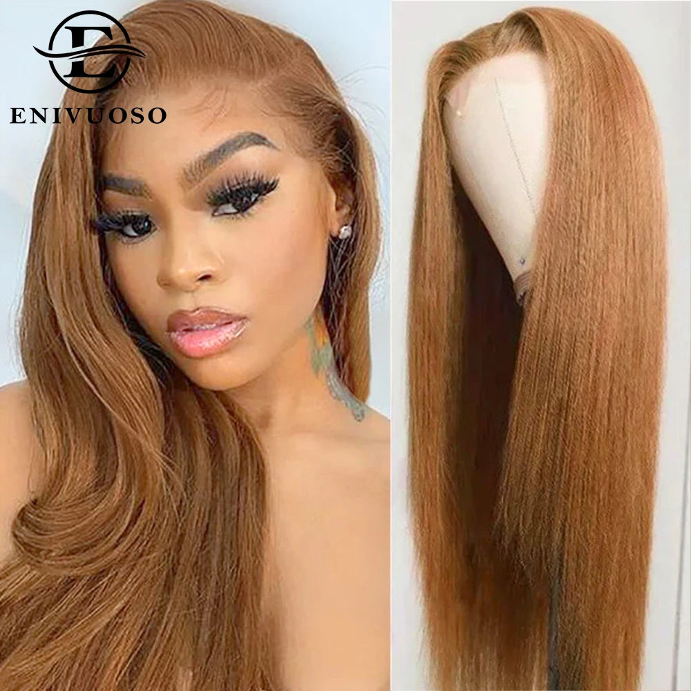 13x6 Red Straight HD Lace Front Wig Pre-Plucked Glueless Long Straight 99j Burgundy Synthetic Lace Front Wigs For Black Women
