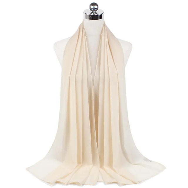 Women Muslim Chiffon Hijab Shawls Scarf - Lena & Miles Exquisite Boutique LLC.