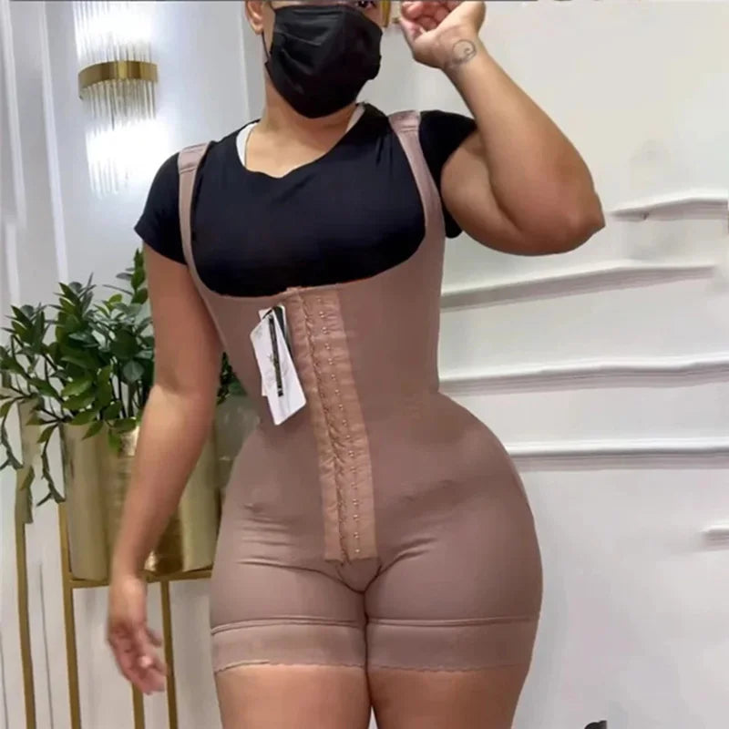 Bodysuits Shapewear Fajas Colombian Girdle Full Body Shaper Sexy Butt Lifter Slimming Sheath Tummy Control Panties Waist Trainer - Lena & Miles Exquisite Boutique LLC.