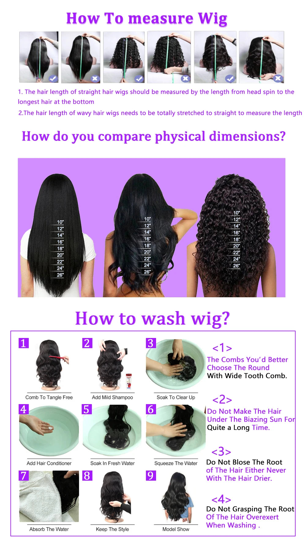 13x6 Straight Lace Front Wig 360 Lace Frontal Wig HD Transparent Lace Wigs For Women Human Hair 5x5 Closure Wig Brazilian 36Inch