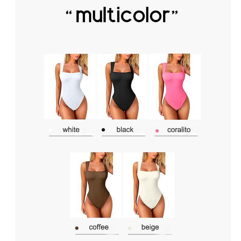 GUUDIA Sexy Summer High Waist for Women Cupless Comfortable Square Collar  Shapewear Ultra Elastic Slim Thong Shapewear Jumpsuit - Lena & Miles Exquisite Boutique LLC.