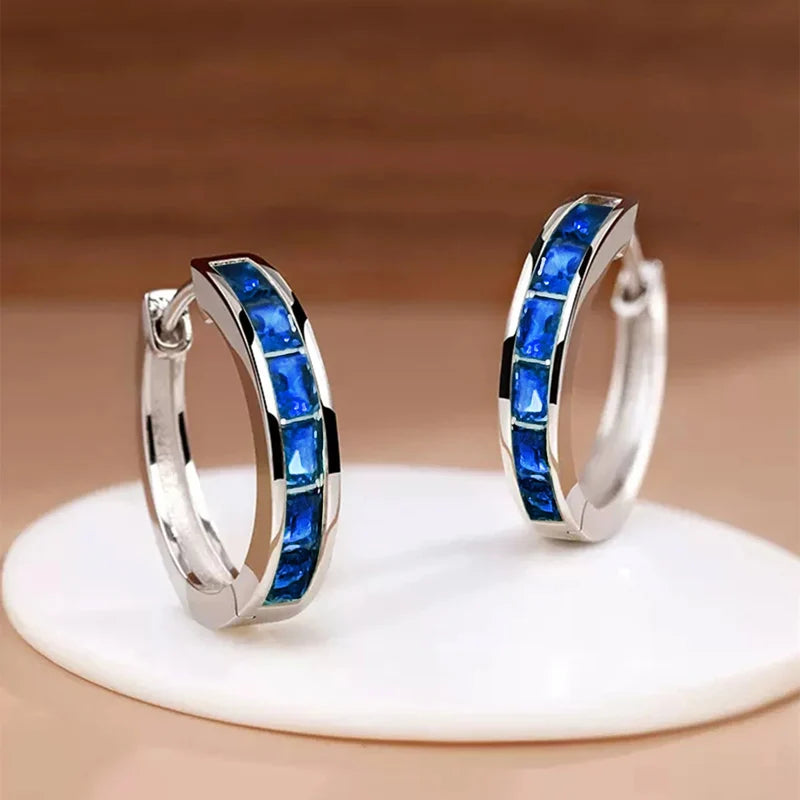 Classic Design Women Hoop Earrings Full