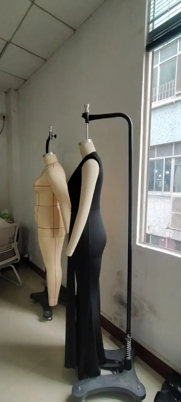 Dress Women Long Dresses Deep V Neck Sleeveless Solid Slim Fit Tight Waist Sexy Elegant