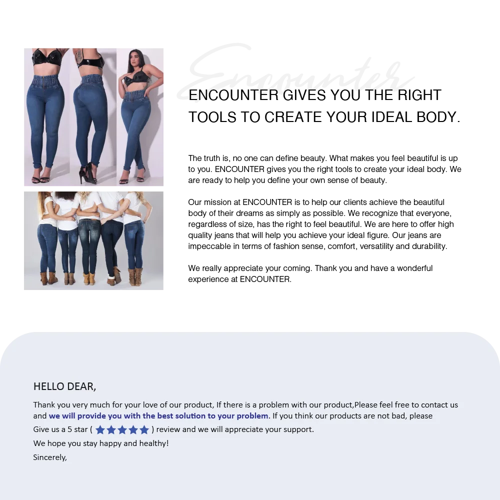 Jeans Denim Pants New 2025 Push Up Tight Pants Slim Fit Women's Stylish Bottoms