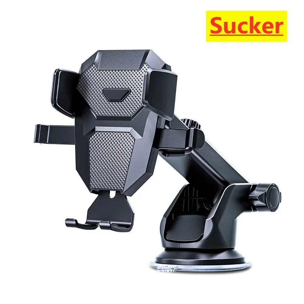 2025 NEW Universal Sucker Car Phone Holder 360° Windshield Car Dashboard Mobile Cell Support Bracket for 4.0-7 Inch Smartphones