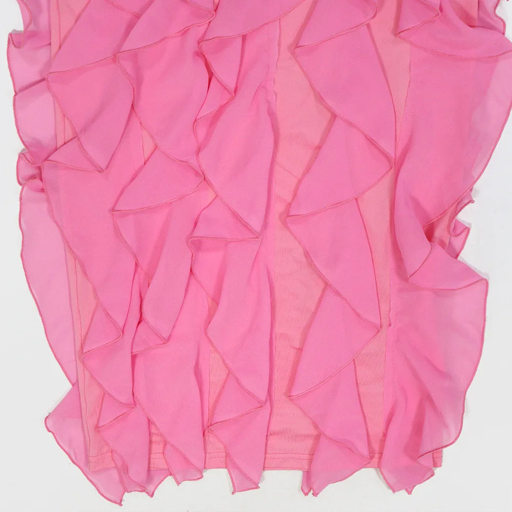 Summer New Sexy Hollow Out Bodycon Long Dress Women Deep V-neck Tassel