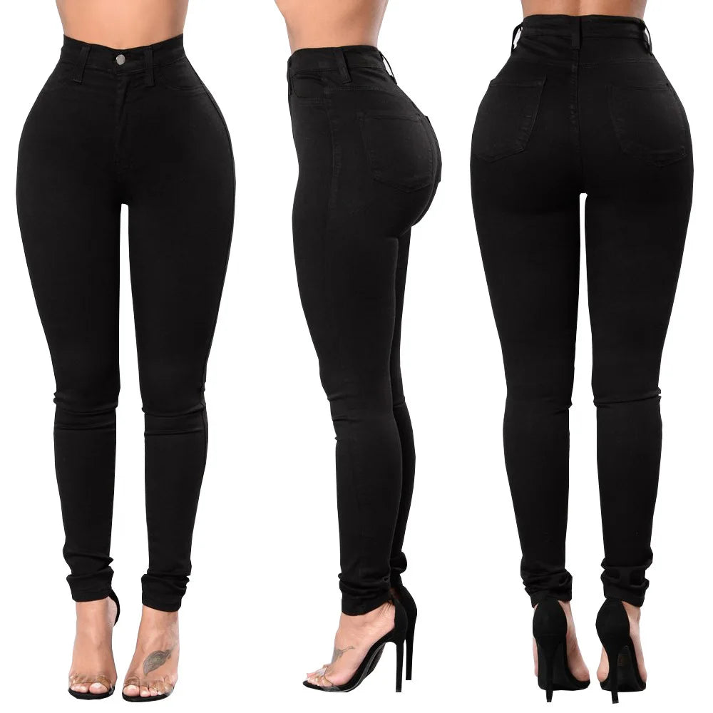 Skinny Jeans Women Pencil Pants Super Stretch Denim Sexy Slim Women