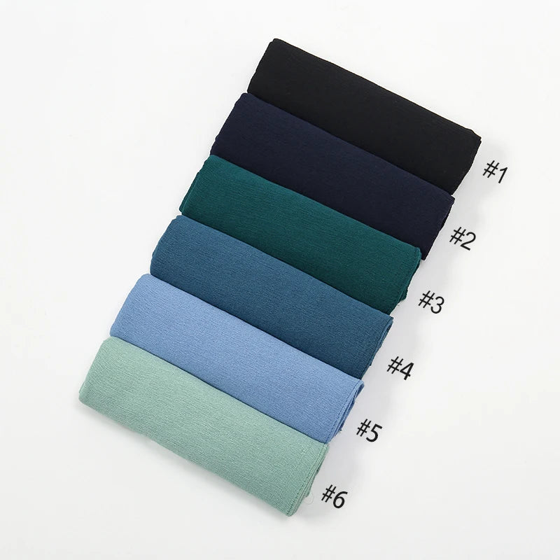 Shawls Solid Headscarf Wraps Big Size Plain Islam - Lena & Miles Exquisite Boutique LLC.