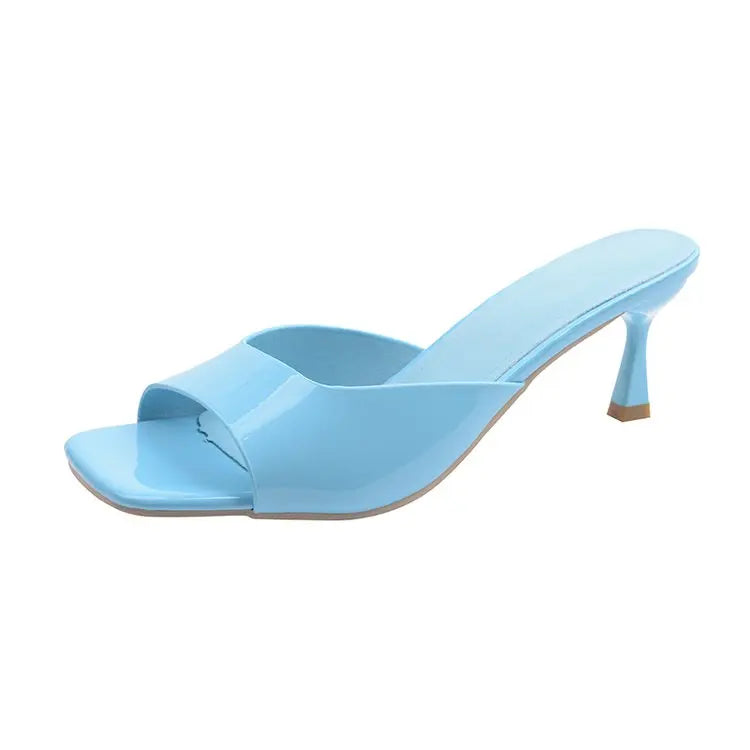 Fashion Fish Mouth Slippers Summer Comfort Dress Shoes High Heels