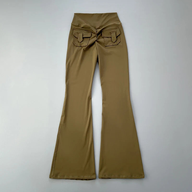 Micro horn yoga pants