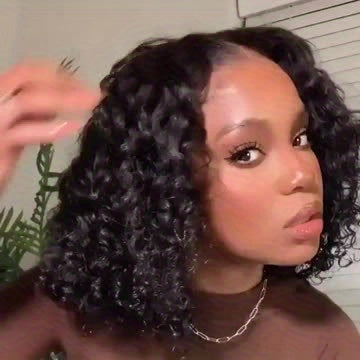 150% Density Water Wave Short Bob Wig 13x4 - Lena & Miles Exquisite Boutique LLC.