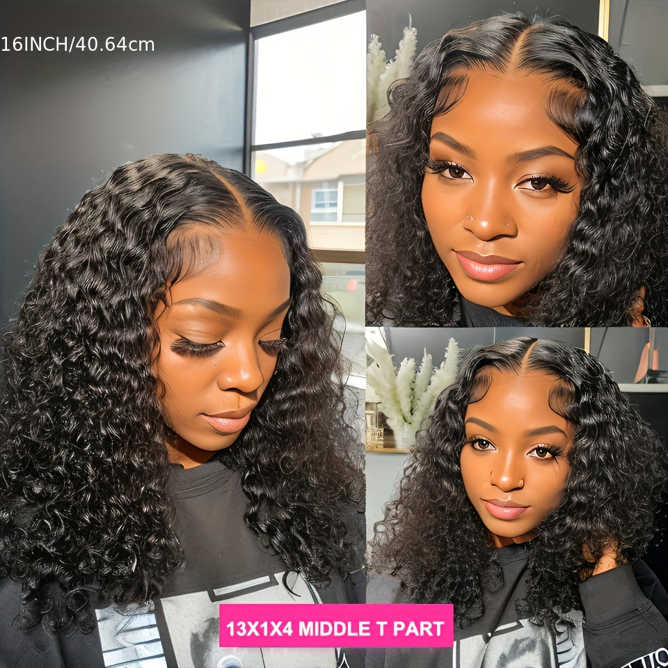 150% Density Water Wave Short Bob Wig 13x4 - Lena & Miles Exquisite Boutique LLC.