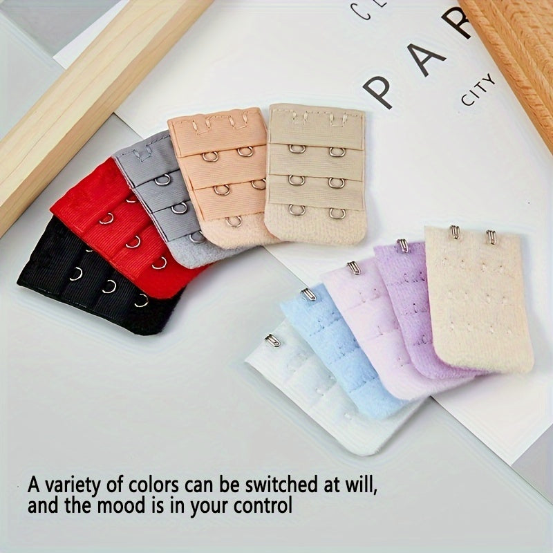 10 Pcs Adjustable 2 Hooks Bra Extenders Buckles for Comfortable Braless Look, Women's Lingerie & Underwear Accessories - Lena & Miles Exquisite Boutique LLC.