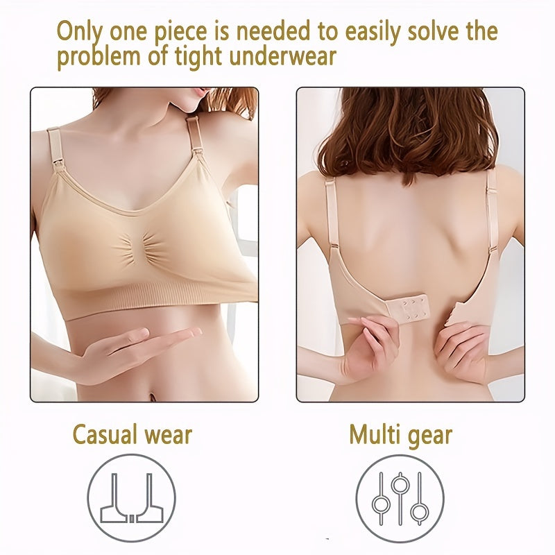 10 Pcs Adjustable 2 Hooks Bra Extenders Buckles for Comfortable Braless Look, Women's Lingerie & Underwear Accessories - Lena & Miles Exquisite Boutique LLC.
