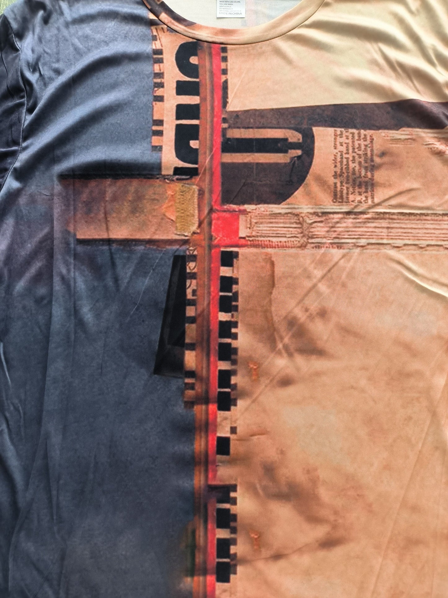 3D Retro Pattern Print, Men's Graphic Design - Lena & Miles Exquisite Boutique LLC.