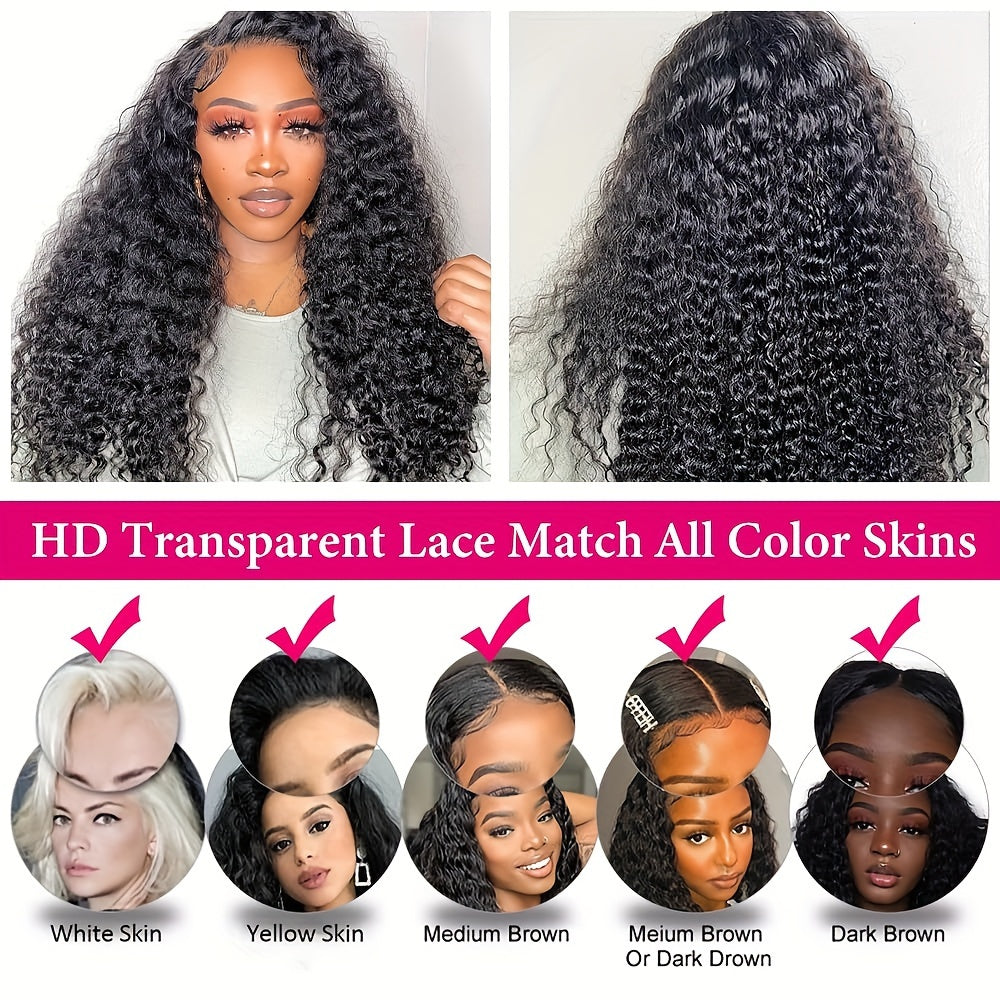 180% Density Glueless Wigs Human Hair Pre Cut - Lena & Miles Exquisite Boutique LLC.