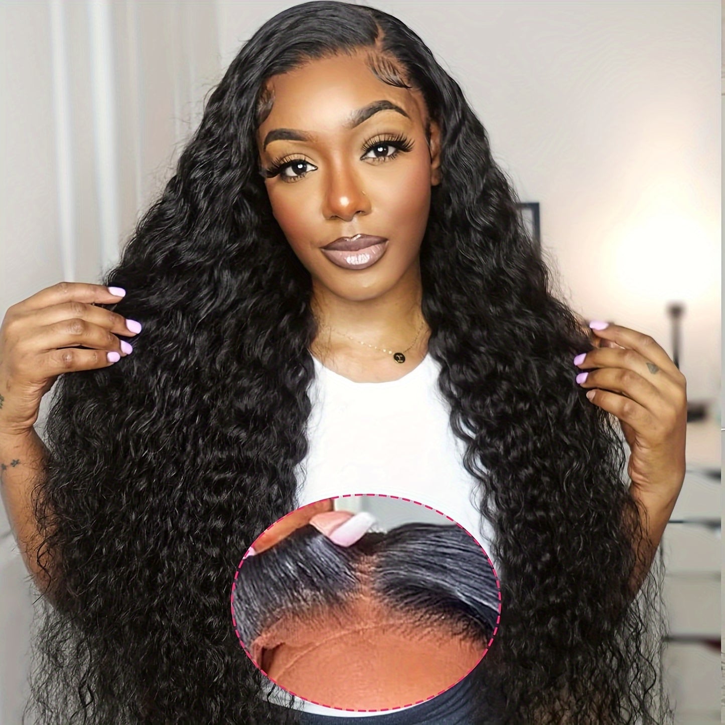 180% Density Glueless Wigs Human Hair Pre Cut - Lena & Miles Exquisite Boutique LLC.