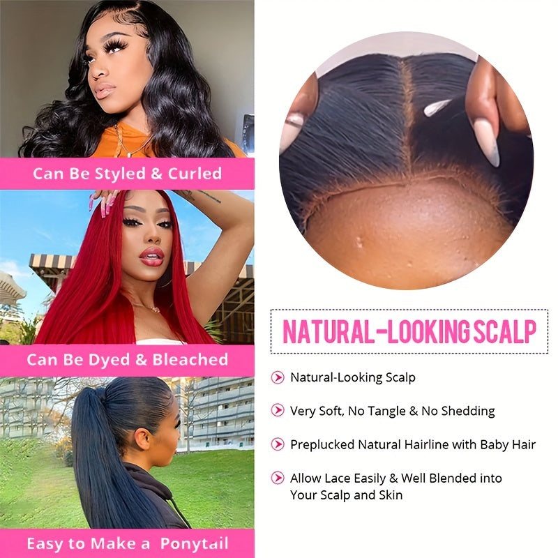 200% Density 13*4 Glueless Wigs Human Hair - Lena & Miles Exquisite Boutique LLC.