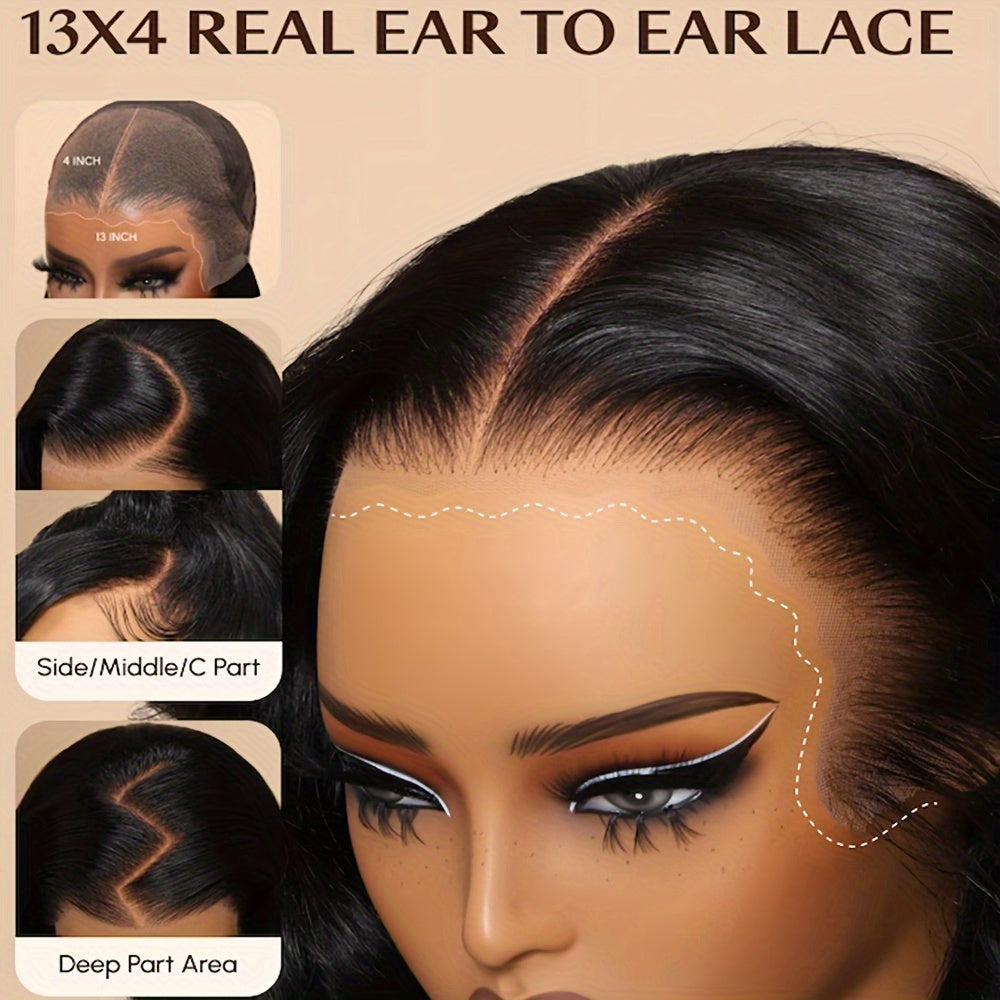 200% Density 13*4 Glueless Wigs Human Hair - Lena & Miles Exquisite Boutique LLC.