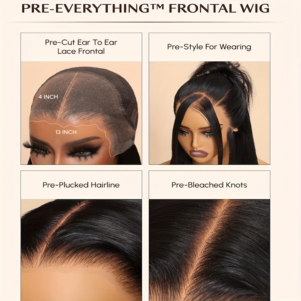 200% Density 13*4 Glueless Wigs Human Hair - Lena & Miles Exquisite Boutique LLC.