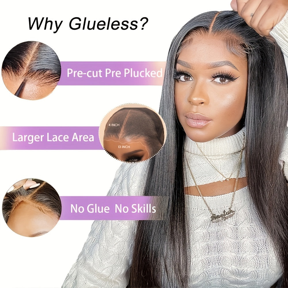200% Density 13*4 Glueless Wigs Human Hair - Lena & Miles Exquisite Boutique LLC.