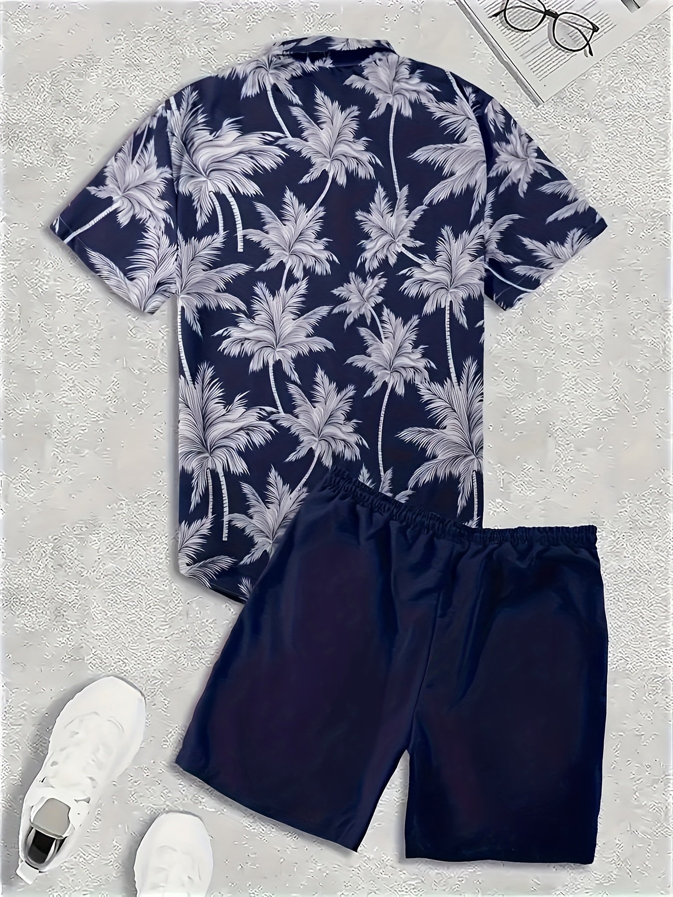 2pcs Men's Summer Leisure Set, Men - Lena & Miles Exquisite Boutique LLC.
