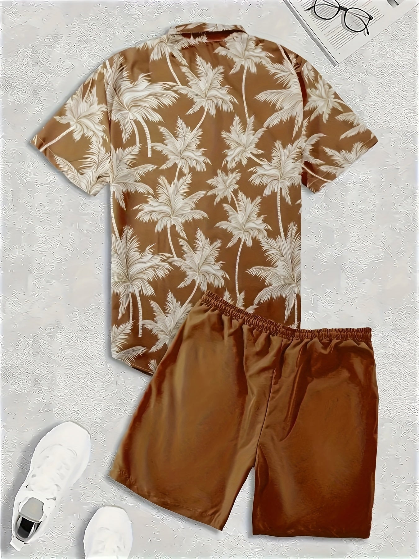 2pcs Men's Summer Leisure Set, Men - Lena & Miles Exquisite Boutique LLC.