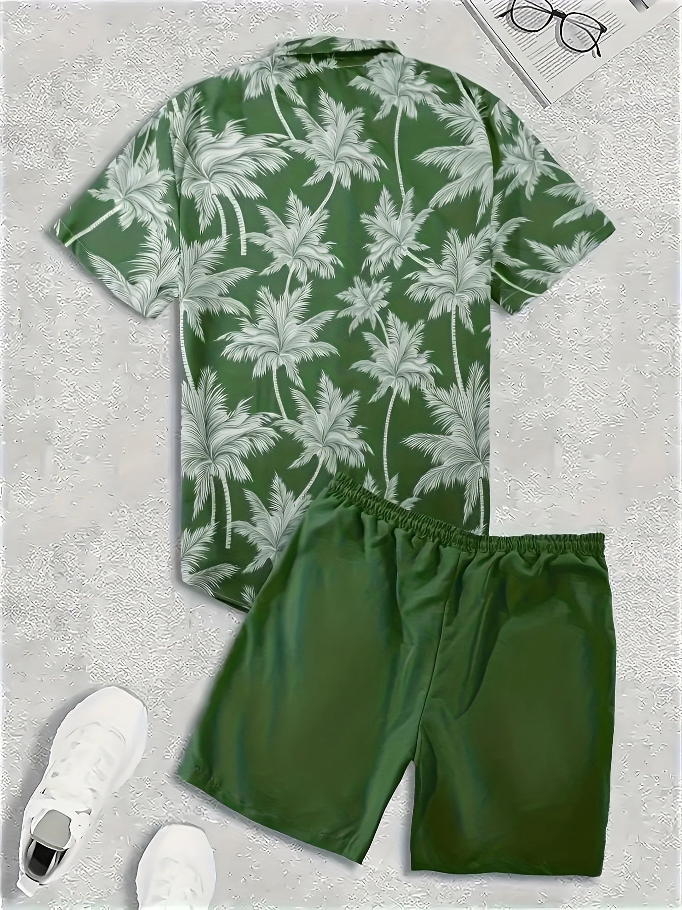 2pcs Men's Summer Leisure Set, Men - Lena & Miles Exquisite Boutique LLC.