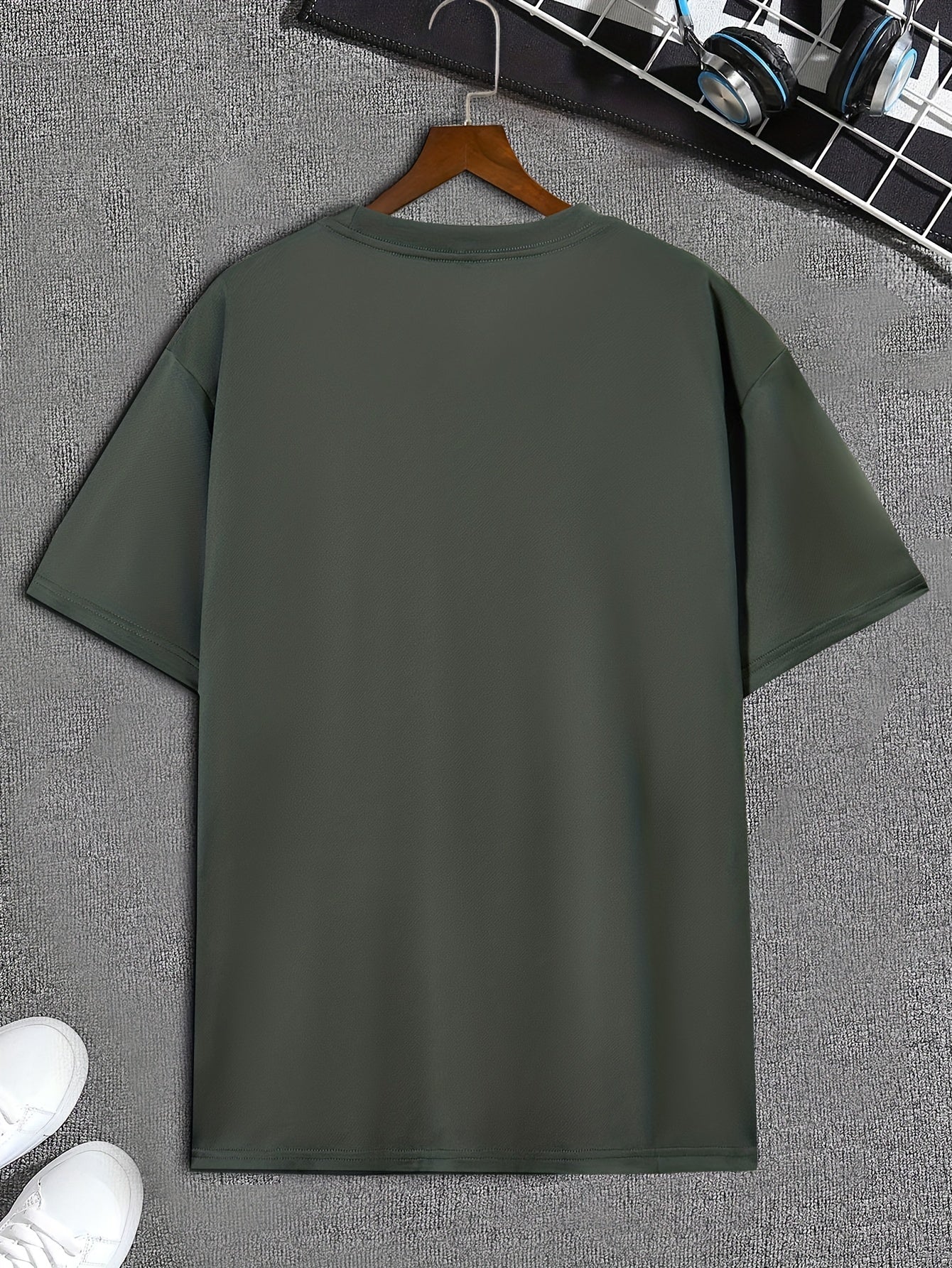 Funny Skeleton Print, Men's Graphic Design Crew Neck Active T-shirt, Casual Comfy Tees Tshirts For Summer, Men's Clothing Tops For Daily Gym Workout Running - Lena & Miles Exquisite Boutique LLC.