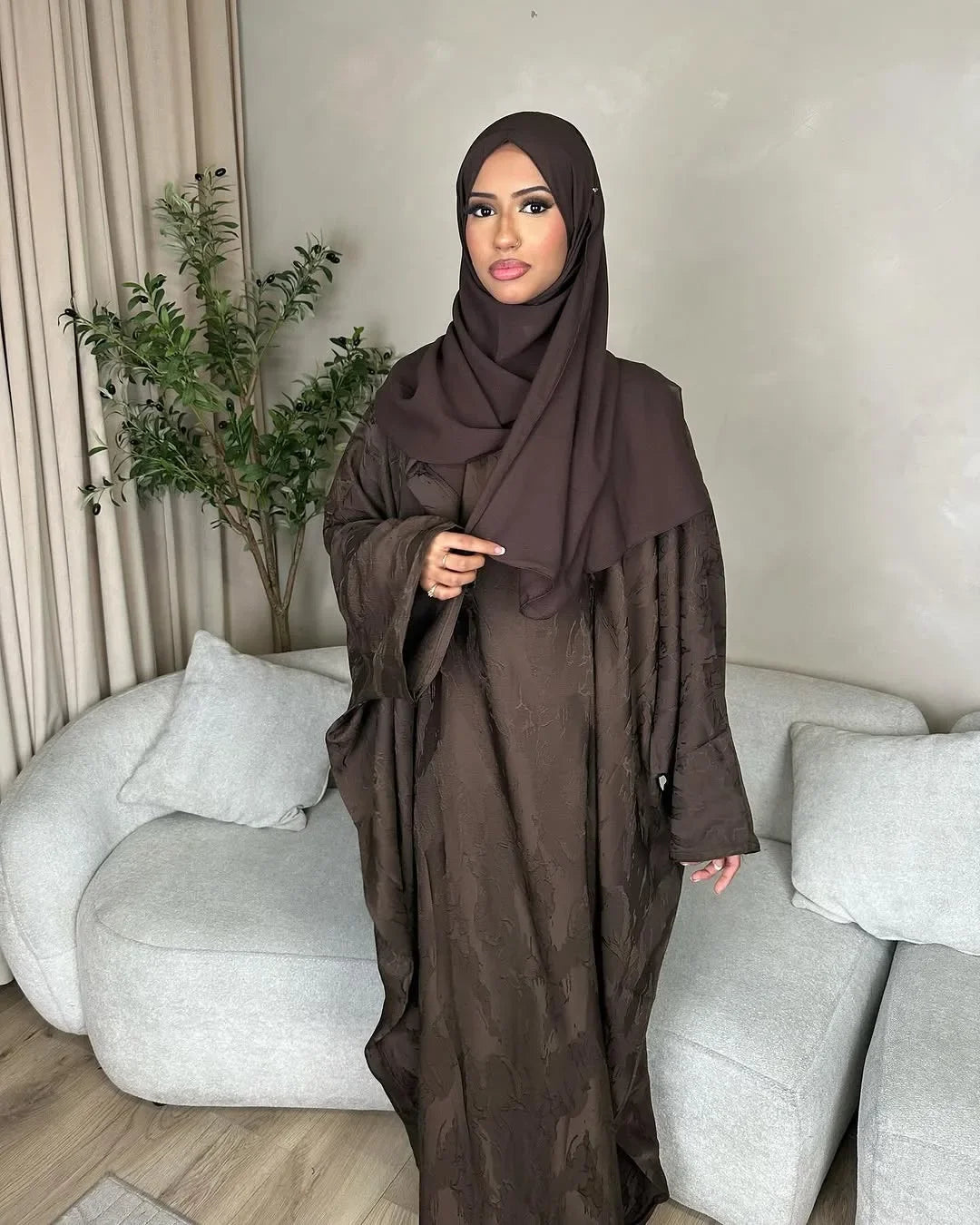 Muslim Dress Women Eid Abaya Turkish Kaftan - Lena & Miles Exquisite Boutique LLC.