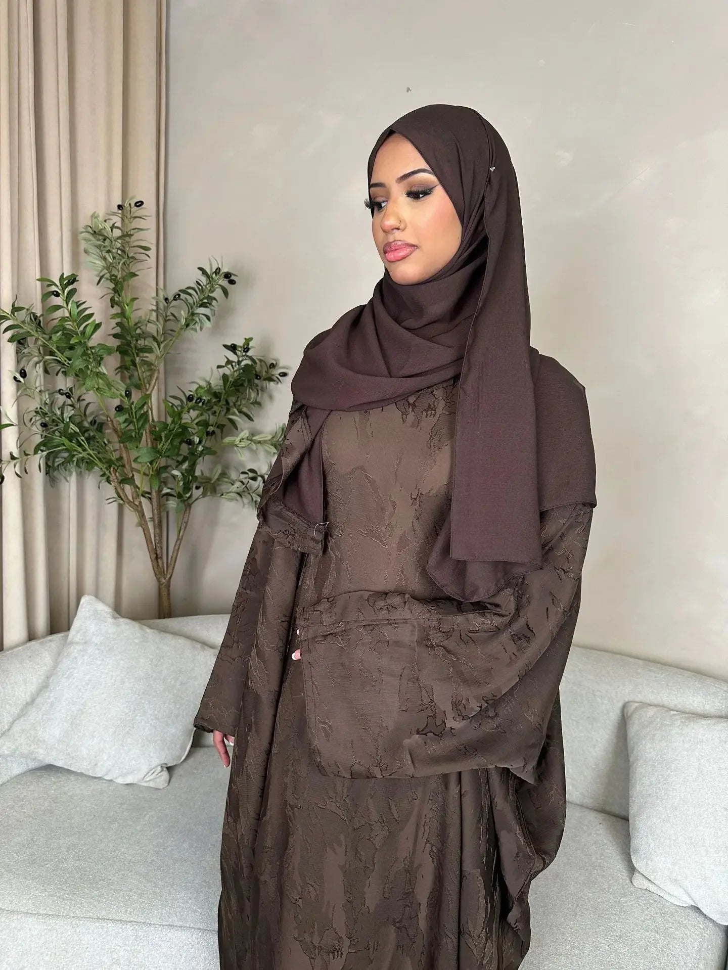 Muslim Dress Women Eid Abaya Turkish Kaftan - Lena & Miles Exquisite Boutique LLC.