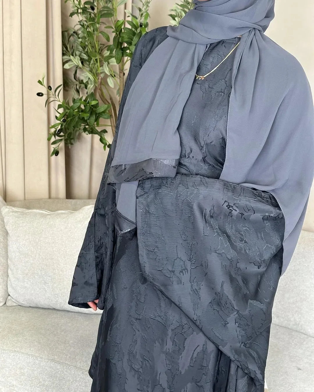Muslim Dress Women Eid Abaya Turkish Kaftan - Lena & Miles Exquisite Boutique LLC.