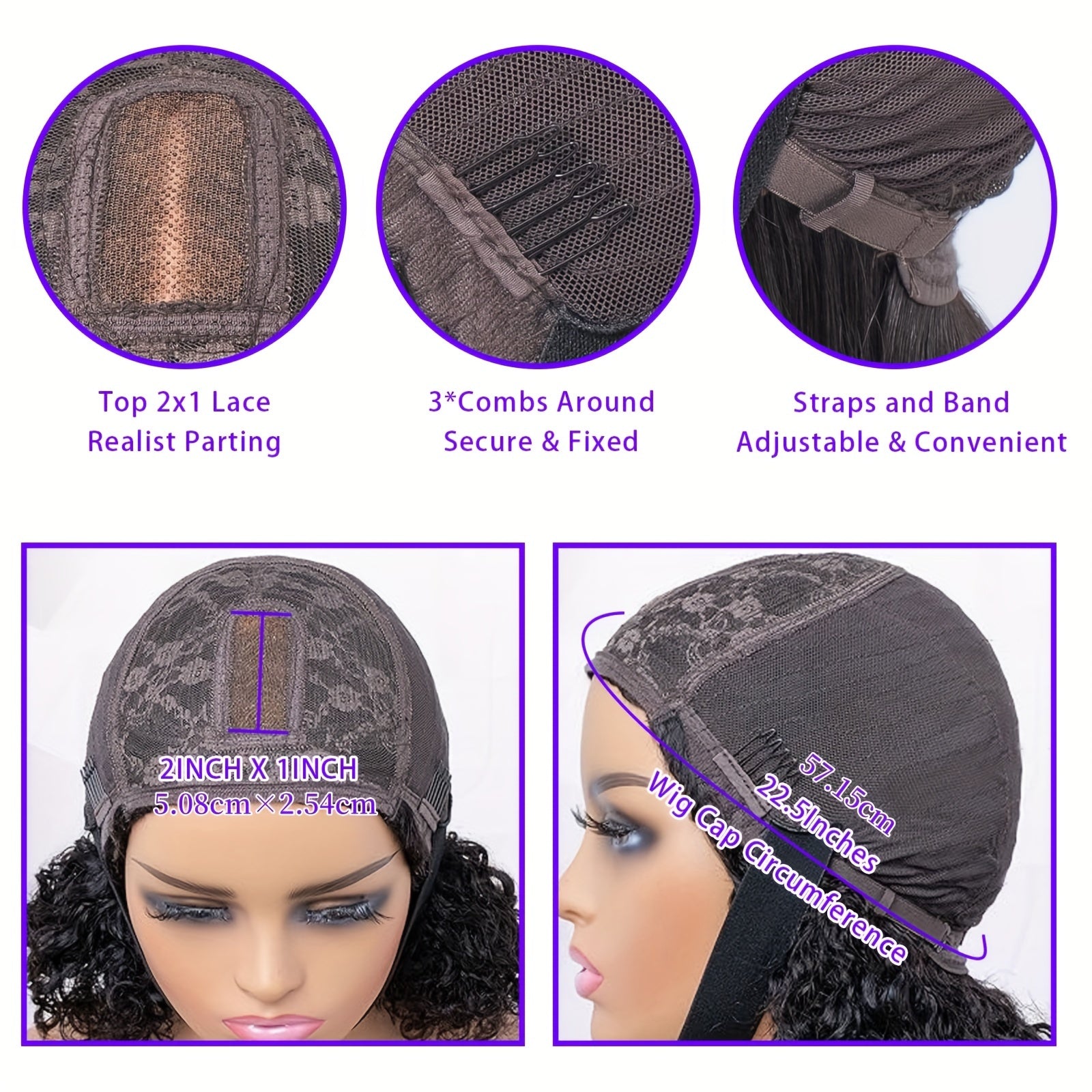 14 Stunning Straight Bob Wig with Bangs - Lena & Miles Exquisite Boutique LLC.