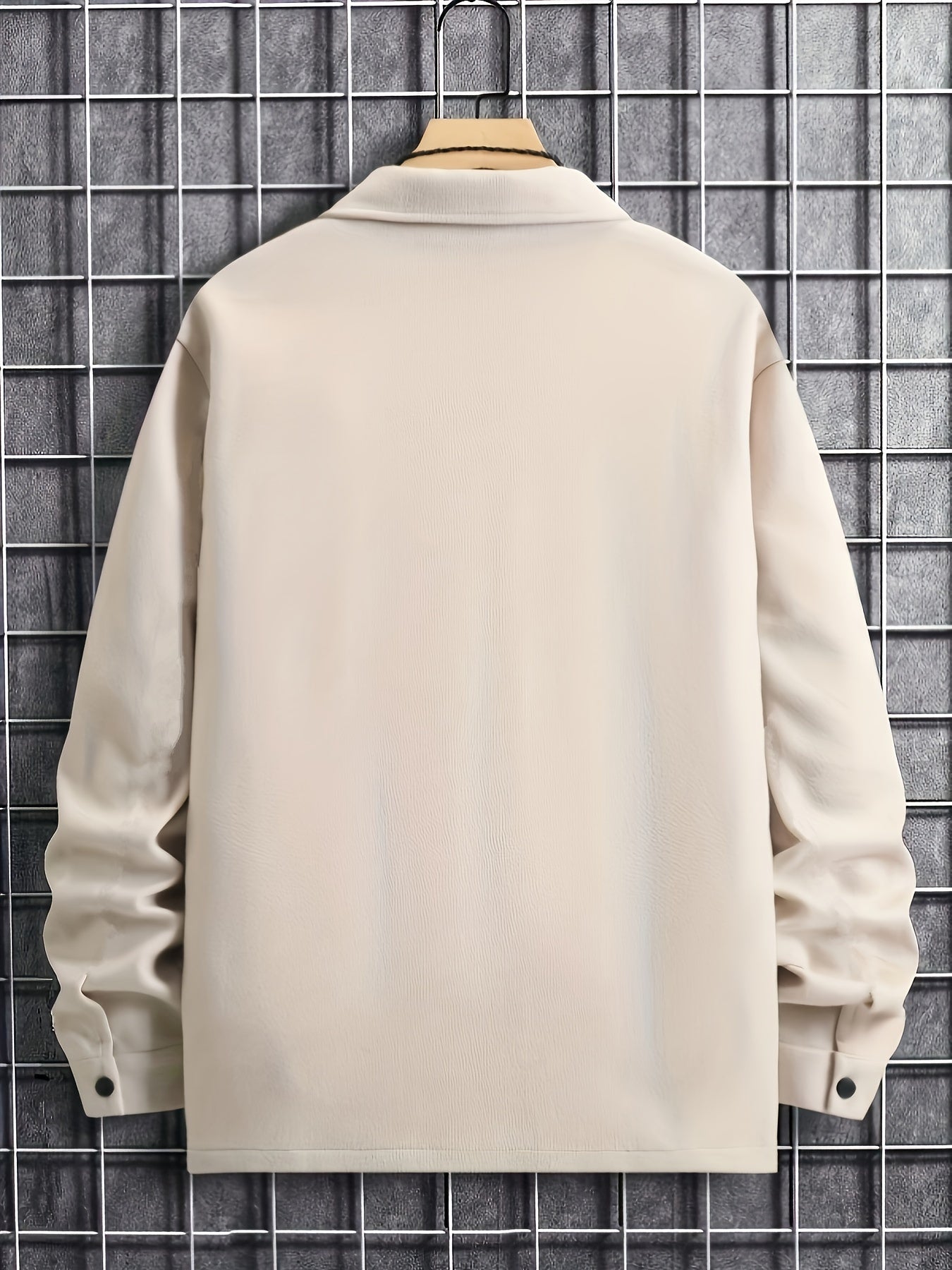 [Men's Solid Jacket With Pockets] Men's Solid - Lena & Miles Exquisite Boutique LLC.