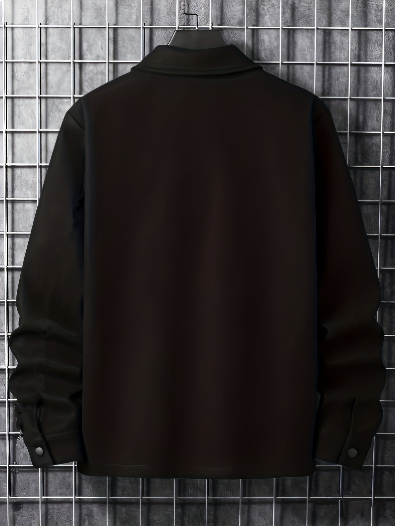 [Men's Solid Jacket With Pockets] Men's Solid - Lena & Miles Exquisite Boutique LLC.